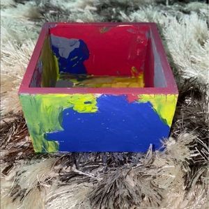 👩‍🎨 ~Colorful Hand Painted Wooden Box!~ 🎨